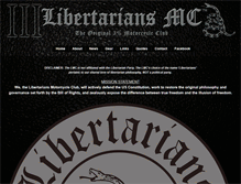 Tablet Screenshot of libertariansmc.com